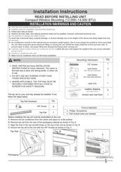 Frigidaire FHWW145WE1 Instructions D'installation