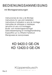 Kuppersbusch KD 12420.0 GE-CN Instructions D'utilisation