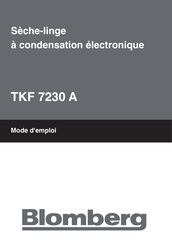 Blomberg TKF 7230 A Mode D'emploi