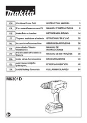 Makita M6301D Manuel D'instructions