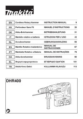 Makita DHR400G2UN Manuel D'instructions