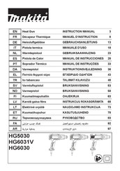 Makita HG6030K Manuel D'instruction