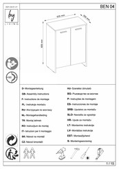 byLIVING BEN 04 Instructions De Montage