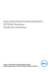 Dell S2421HN Guide De L'utilisateur