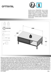 Forte CFTT5175L Notice De Montage