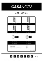 Casanoov ART 100P180 Instructions De Montage