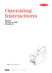 Fronius VR 4000-30 TIME Instructions De Service