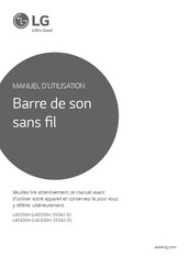 LG LAS550H Manuel D'utilisation