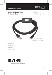 Eaton TRIPP LITE U209-006-RJ45XC Manuel D'utilisation