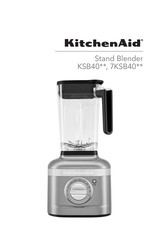 KitchenAid KSB4028BM Mode D'emploi