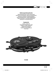 Clatronic RG 3090 Mode D'emploi & Garantie