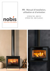 Nobis EFREM 800 FLY Manuel D'installation, D'entretien Et D'utilisation