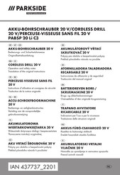 Parkside Performance PABSP 20 Li C3 Instructions D'utilisation Et Consignes De Sécurité