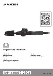 Parkside PRFB 42 A1 Traduction Des Instructions D'origine