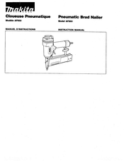 Makita AF503 Manuel D'instructions