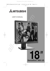 Mitsubishi DiamondPoint NX85 LCD Mode D'emploi