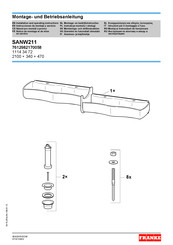 Franke SANW211 11143472 Notice De Montage Et De Mise En Service