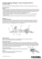 Kerbl 18151 Mode D'emploi