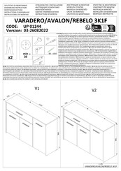 Dedeman REBELO Instructions D'assemblage