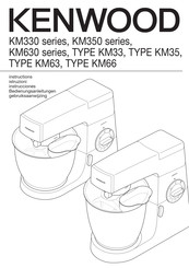 Kenwood CHEF CLASSIC KM357 Instructions