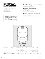 Flotec FP7105-08 Notice D'utilisation