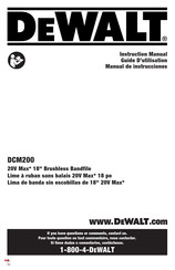 DeWalt DCM200 Guide D'utilisation