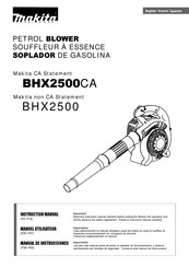 Makita BHX2500 Manuel Utilisateur