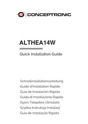 Conceptronic ALTHEA14W Guide D'installation Rapide