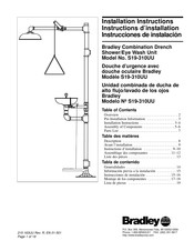 Bradley S19-310UU Instructions D'installation