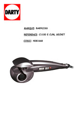 Babyliss CURL SECRET C1100 Mode D'emploi