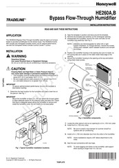 Honeywell HE260B Instructions D'installation