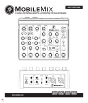 Mackie MOBILEMIX Guide De Démarrage Rapide