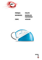 Philips PerfectCare Performer GC8703 Mode D'emploi