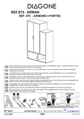 Diagone ERWAN E73 070 Instructions De Montage