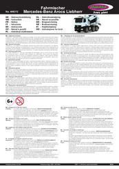 Jamara GERMANY Mercedes-Benz Arocs Liebherr Notice