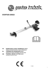 Elem Garden Technic DCBT52D-2SS22 Traduction Des Instructions Originales