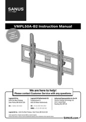 LEGRAND Sanus VMPL50A-B2 Manuel D'instructions