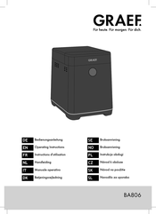 Graef BA806 Instructions D'utilisation