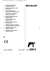 EINHELL 42.597.84 Mode D'emploi D'origine