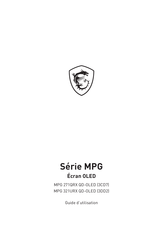 MSI MPG 321URX QD-OLED 3DD2 Guide D'utilisation