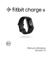 Fitbit charge 6 Manuel Utilisateur