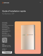 enphase IQ Battery 5P Guide D'installation Rapide