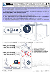 TELECO AUTOMATION TVPLD916C80T0 Manuel D'instructions