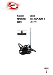 Bosch Runn'n BGS4USIL71 Notice D'utilisation