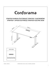 CONFORAMA STRATEGY 599929 Instructions De Montage