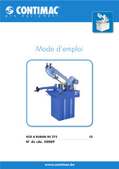 Contimac BS 275 Mode D'emploi