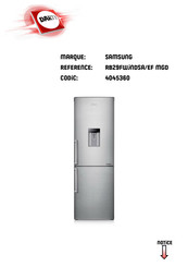 Samsung RB29FWJNDSA/EF MGD Mode D'emploi