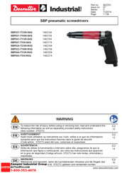 Desoutter SBP021-T1600-S4Q Mode D'emploi