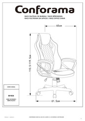 CONFORAMA RACE 591934 Instructions De Montage