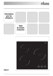 Faure FIM 63 F Informations Pour Les Utilisateurs